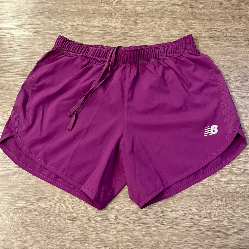 Purple New Balance Running Shorts